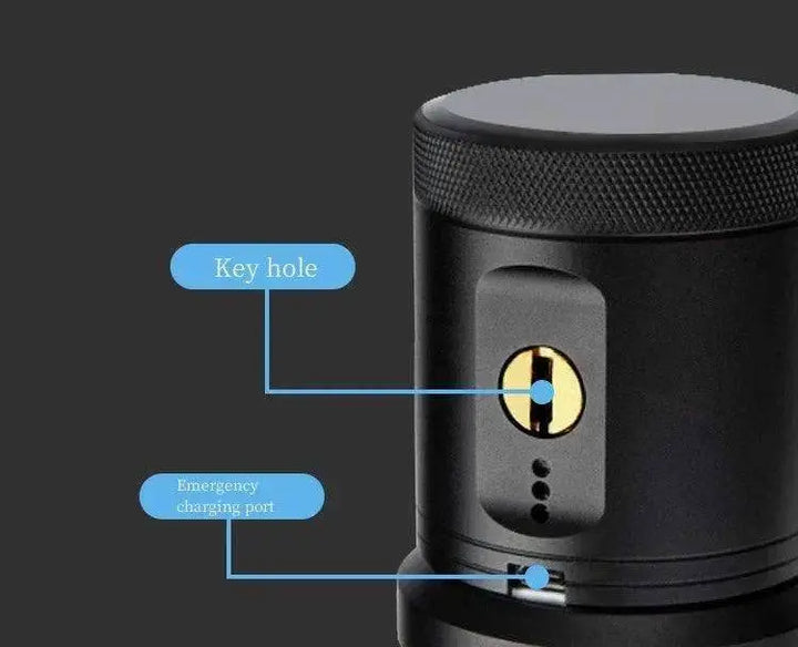 Denler DB03 Wi-Fi Smart Door Lock, Digital Door Lock, Fingerprint, PIN, Card, Manual Key Access min 30-50mm Doors - Denler