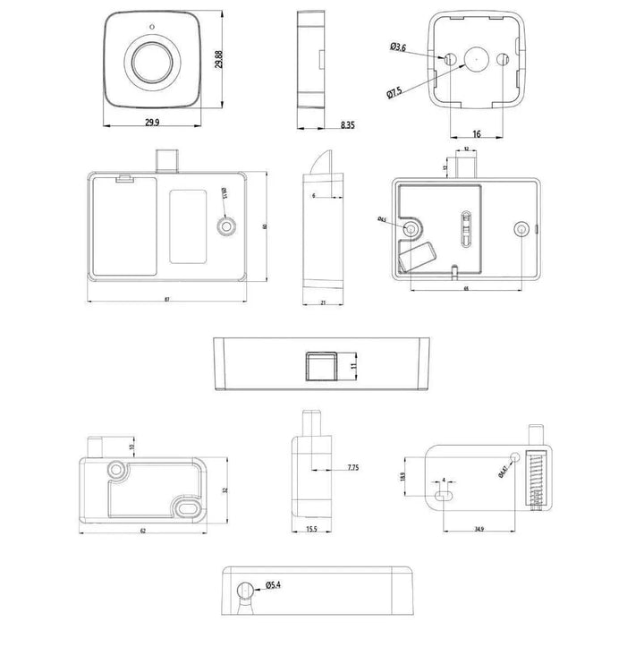 Denler DR4 Drawer Lock for Drawers & Cabinets 1 Year Warranty - Denler