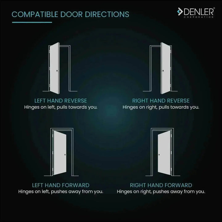 Denler F1 Smart Lock Fingerprint Lock, Inbuilt Wi-Fi, App for Remote Unlocking, RFID Card, PIN, Keys - Denler