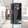 Denler DFS04 Glass Door Lock, Digital Door Lock with 3D Face Recognition, Inbuilt Wi-Fi, Fingerprint Lock, RF Remote, Card, PIN