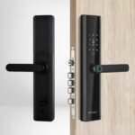 Denler DL05v3 Fingerprint Lock, Smart Door Lock, Digital Door Lock, Inbuilt Wi-Fi, RFID Card, PIN, Keys